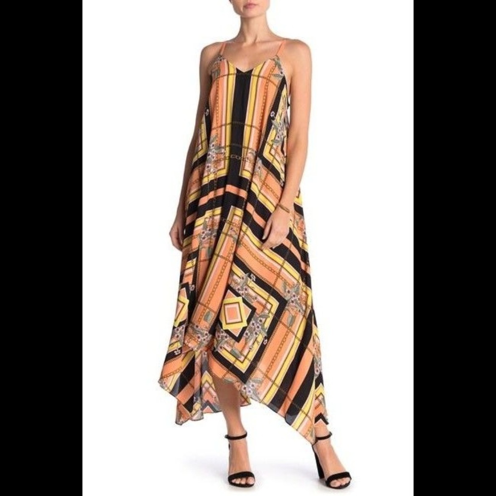 Nanette Lepore Sleeveless V-Neck Maxi Dress 6